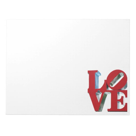 愛 ノートパッド (正面)