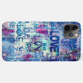 愛、ハート、パターンケースメイトiPhoneケース Case-Mate iPhoneケース (裏面(横))