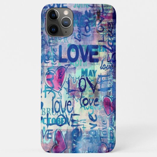愛、ハート、パターンケースメイトiPhoneケース Case-Mate iPhoneケース (裏面)