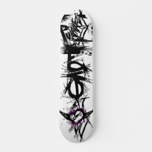 愛、ハート、パンク スケートボード (正面)