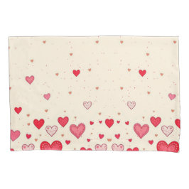 愛、ハート、ヴァレンティーン結婚ズ – Pillowcase 枕カバー