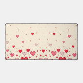 愛、ハート、ヴァレンティ結婚ン – Desk Mat デスクマット (正面)