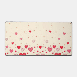 愛、ハート、ヴァレンティ結婚ン – Desk Mat デスクマット