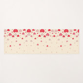 愛、ハート、ヴァレンティ結婚ン – Yoga Mat ヨガマット (正面(横))