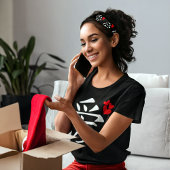 愛/ハート/書日本の道 Tシャツ