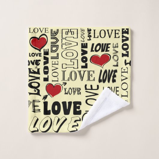 愛 バスタオルセット (ウォッシュタオル)