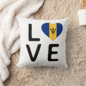 愛 – バルバドス国旗 クッション (ブランケット)