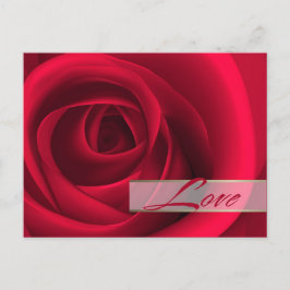 愛.バレンタインデレッドローズ シーズンポストカード