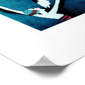 愛.バレンタインデーのギフトアールデコプリント ポスター (角)