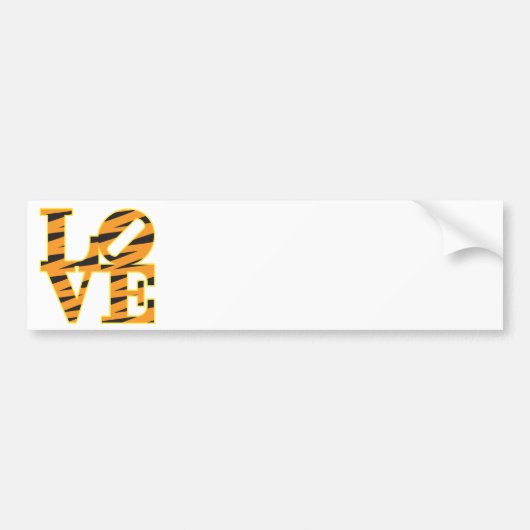 愛 バンパーステッカー (正面)
