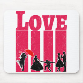 愛 |バ最高のンタインの贈り物 マウスパッド