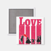 愛 |バ最高のンタインの贈り物 マグネット (正面/裏面)