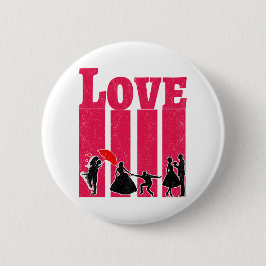 愛 |バ最高のンタインの贈り物 缶バッジ