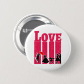 愛 |バ最高のンタインの贈り物 缶バッジ (正面&裏面)