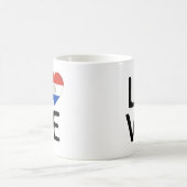 愛 – パラグアイ国旗 コーヒーマグカップ (中央)