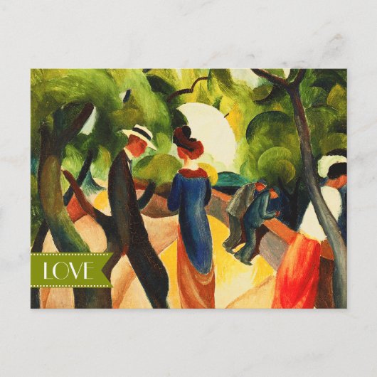 愛.ファインアートバレンタインデー シーズンポストカード (正面)