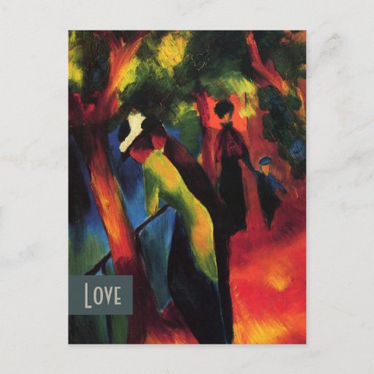 愛.ファインアートバレンタインデー シーズンポストカード (正面)