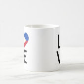 愛 – フィリピン国旗 コーヒーマグカップ (中央)