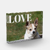 愛 フォトブロック (左)