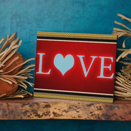 愛 フォトプラーク (側面)