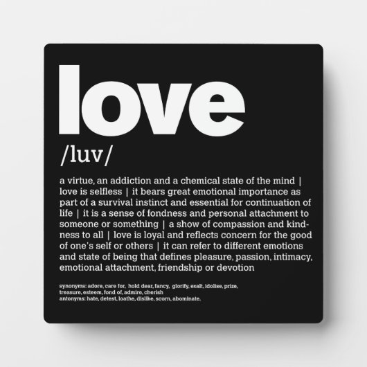 愛 フォトプラーク (正面)