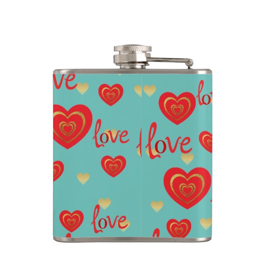 愛 フラスク (裏面)