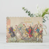 愛 – フラット招待状サイズ12.7 cm x 17.8 cm セーブザデート (スタンド正面)