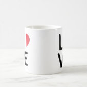 愛 – フランス国旗 コーヒーマグカップ (中央)