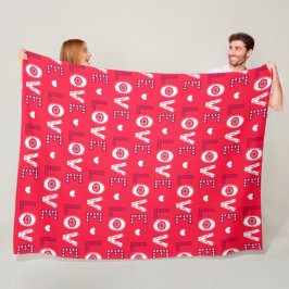 愛 フリースブランケット