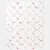 愛 フリースブランケット (正面)