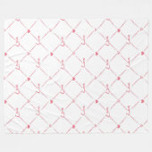 愛 フリースブランケット (正面(横))