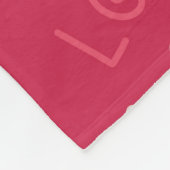 愛 フリースブランケット (角)