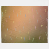 愛 フリースブランケット (正面(横))