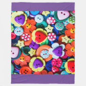 愛 フリースブランケット (正面)