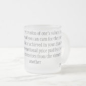 愛 フロストグラスマグカップ (正面右)