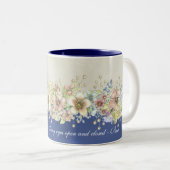 愛 – フローラ – コーヒーマグ ツートーンマグカップ (正面右)