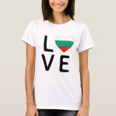 愛 – ブルガリア国旗 Tシャツ (正面)