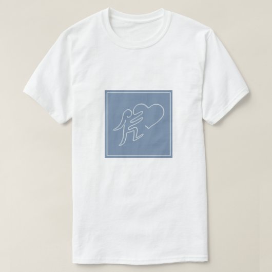 愛（ブルーベリー） Tシャツ (デザイン正面)