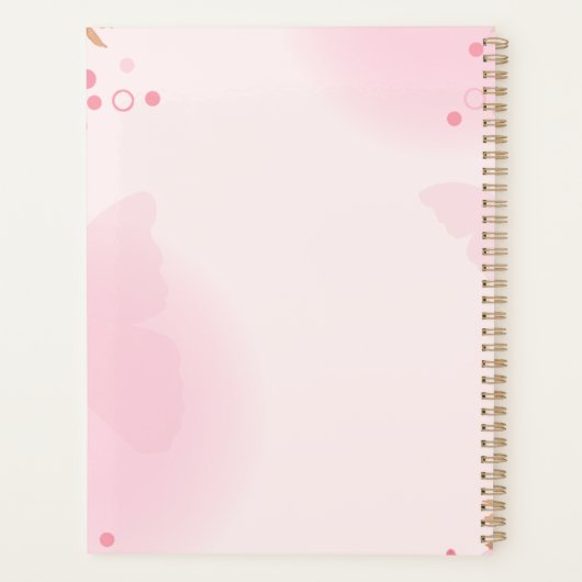 愛 プランナー手帳 (裏面)