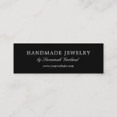 愛-プロダクト挿入物となされる渦巻形のな書道 スキニー名刺 (裏面)