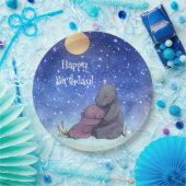 愛、ベビーヒッポとその母、 ペーパープレート (パーティー)