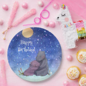 愛、ベビーヒッポとその母、 ペーパープレート (パーティー)