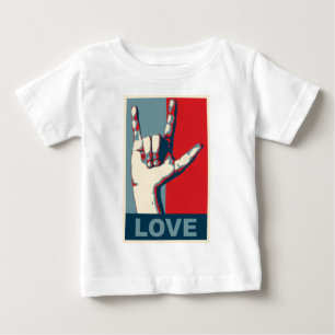愛 ベビーTシャツ