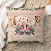 愛、ベル、音楽、パリのポストマーク クッション (ブランケット)