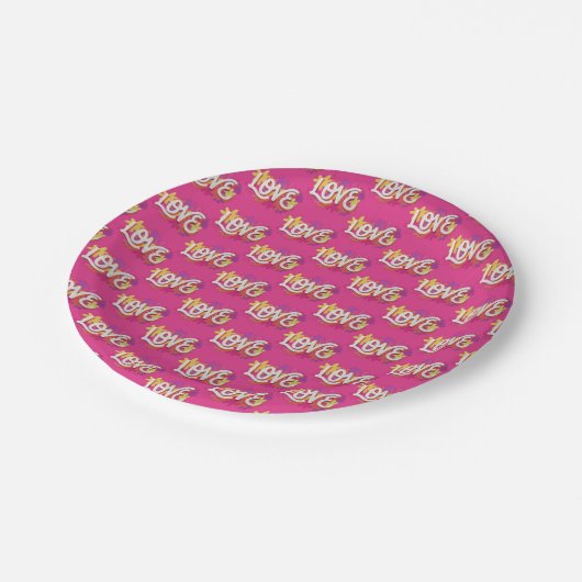 愛 ペーパープレート (アングル)