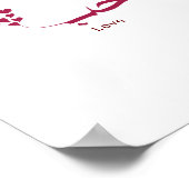 愛 – ホブ – アラビア書道でحب ポスター (角)