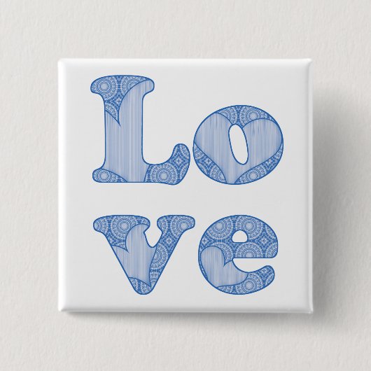 愛-ボタン 缶バッジ (正面)