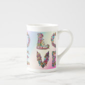 愛 ボーンチャイナマグカップ (右)