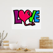 愛 ポスター (キッチン)