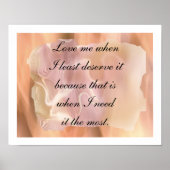 愛 ポスター (正面)